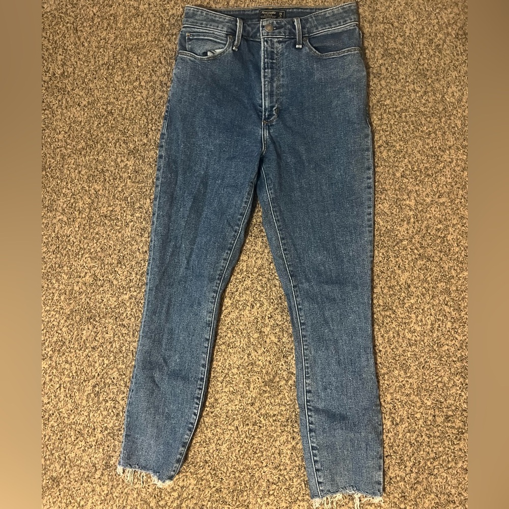 Abercrombie & Fitch Simone High Rise Ankle Jean Sz 26